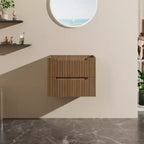 Meuble sous-vasque mural de 60 cm, design suspendu (meuble seul)