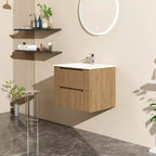 Meuble sous-vasque mural de 60 cm, design suspendu (meuble seul)