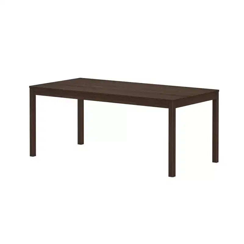 Table à manger en bois de 72 pouces pour 6 personnes, table de cuisine rectangulaire