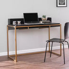 Bureau à abattant avec rangement - Noir