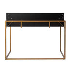 Bureau à abattant avec rangement - Noir