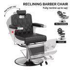 Fauteuil de Barbier Inclinable Hydraulique Robuste Moderne