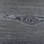 Commode Laquée Laila - Table de Chevet en Chêne Cérusé Noir