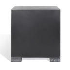 Commode Laquée Laila - Table de Chevet en Chêne Cérusé Noir