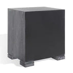 Commode Laquée Laila - Table de Chevet en Chêne Cérusé Noir