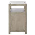 Table de chevet moderne avec tiroir et étagère ouverte