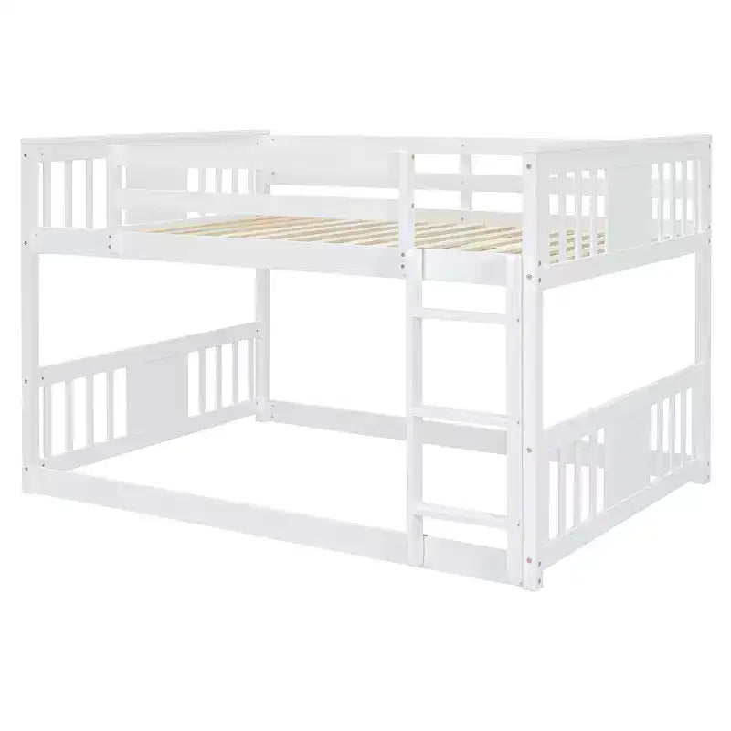 Lit superposé double sur double avec échelle pour chambre et dortoir