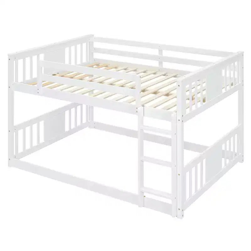 Lit superposé double sur double avec échelle pour chambre et dortoir