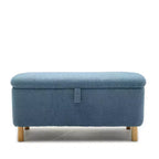 Banc de rangement ottoman avec couvercle à charnière