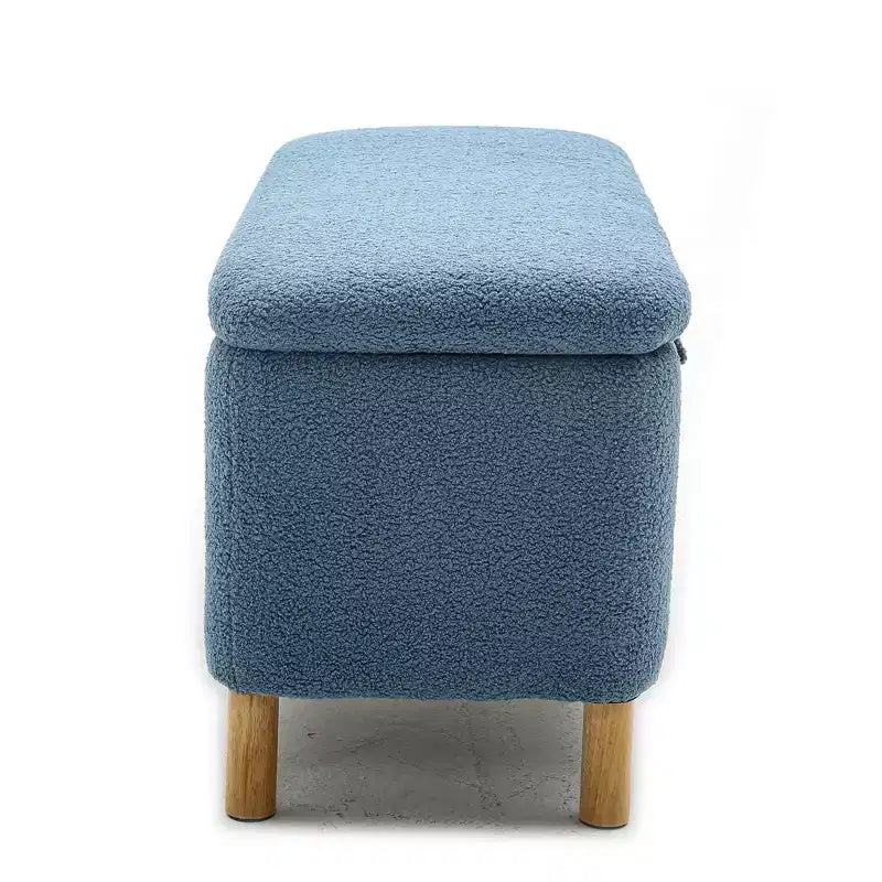 Banc de rangement ottoman avec couvercle à charnière