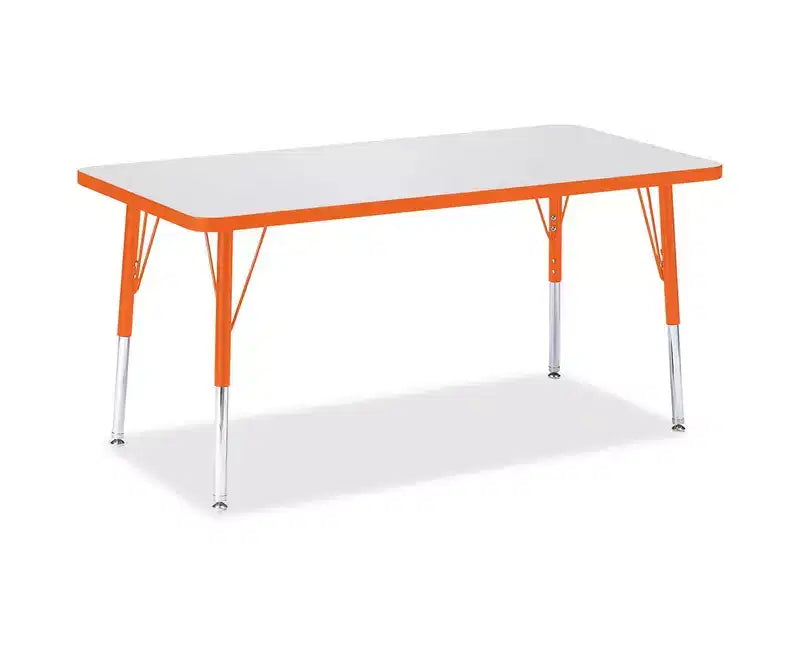 Table d'activités rectangulaire pour enfants - Hauteur réglable