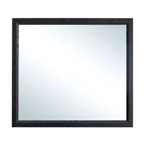 Passion Furniture Glasgow 39 in. W x 35 in. H Rectangle Framed Dresser Mirror