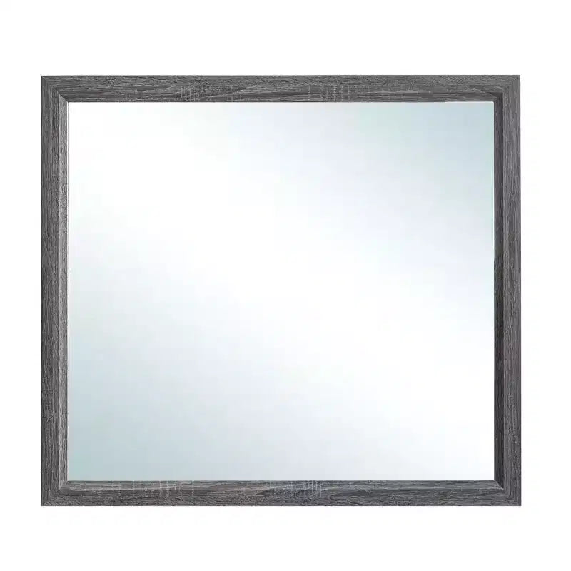 Miroir de commode encadré rectangulaire de 39 po L x 35 po H