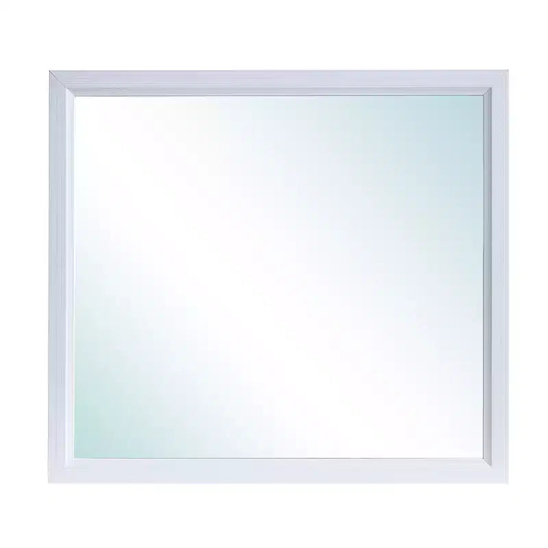 Miroir de commode encadré rectangulaire de 39 po L x 35 po H