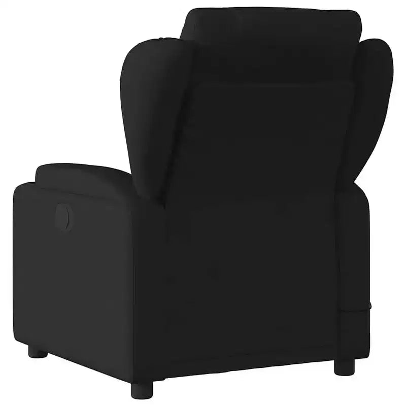 Fauteuil de massage relaxant avec accoudoirs réglables - Tissu noir