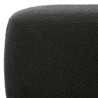 Pouf ottoman rectangulaire Whitley avec pieds en bois